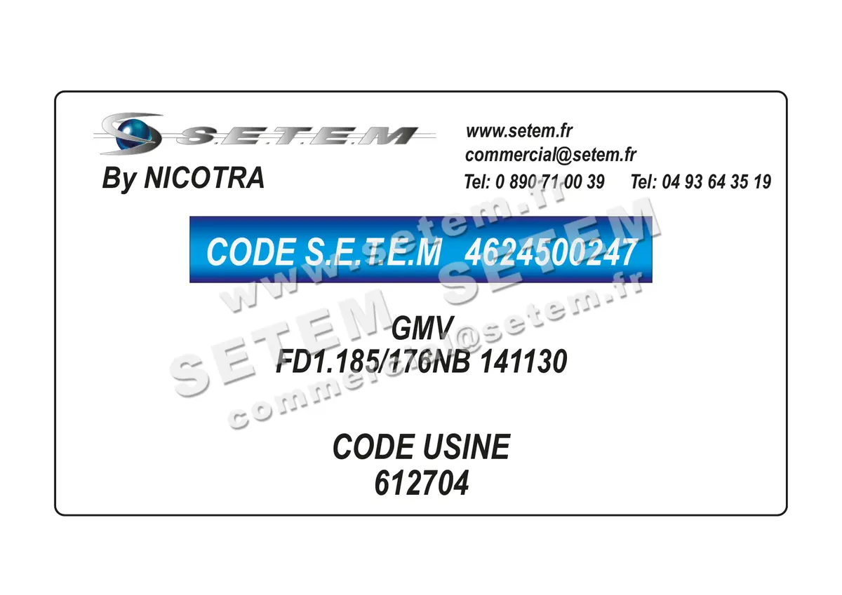 4624500247-GMV NICOTRA FD1.185/176NB 141130 *612704* 2