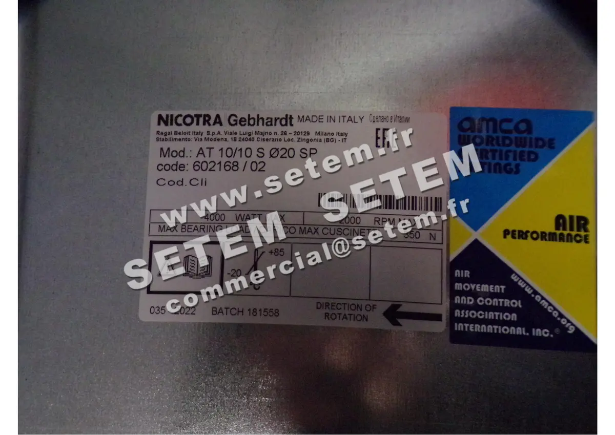 4624500274-VENTILATEUR NICOTRA AT10/10S *602168* 3