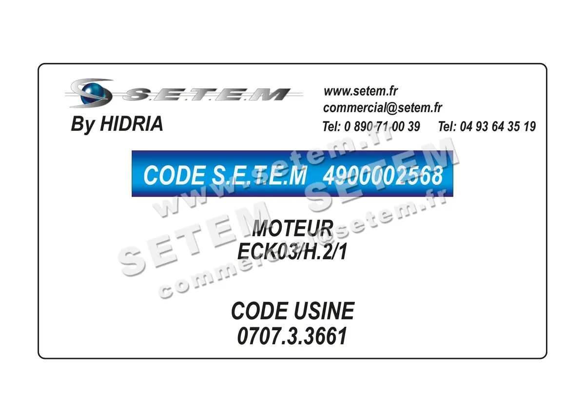 4900002568-MOTEUR HF ECK03/H.2/1 *0707.3.3661*