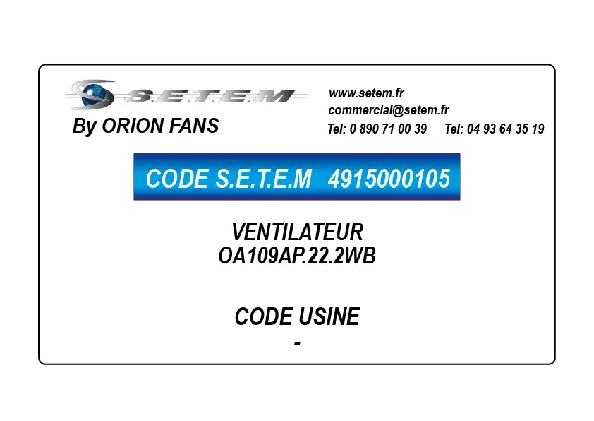4915000105-VENTILATEUR ORION OA109AP.22.2WB