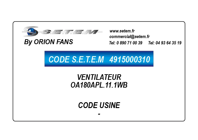 4915000310-VENTILATEUR ORION OA180APL.11.1WB