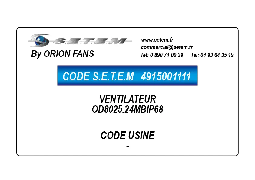 4915001111-VENTILATEUR ORION OD8025.24MBIP68