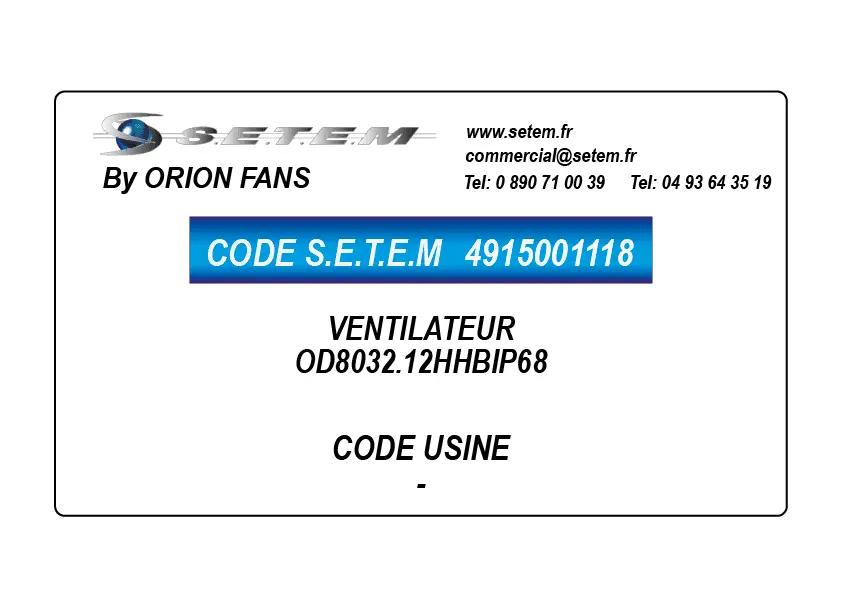 4915001118-VENTILATEUR ORION OD8032.12HHBIP68