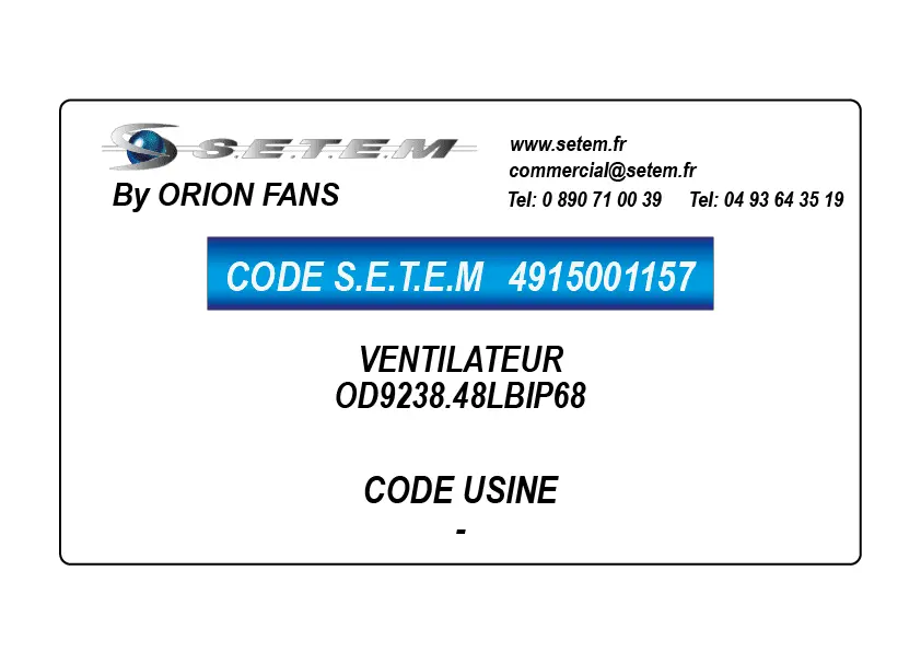 4915001157-VENTILATEUR ORION OD9238.48LBIP68