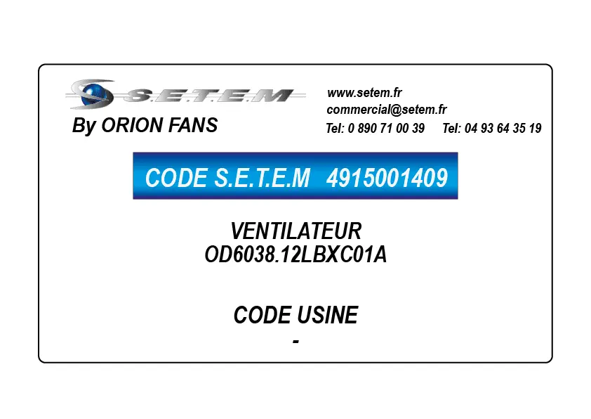4915001409-VENTILATEUR ORION OD6038.12LBXC01A