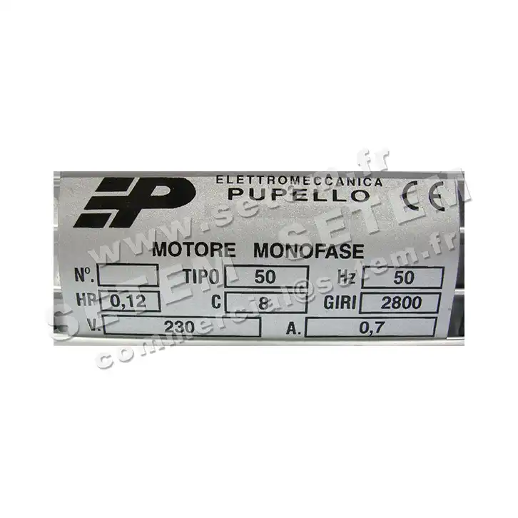 5149000010-MOTEUR PUPELLO 50 0.12KW 2P M230V B5 3
