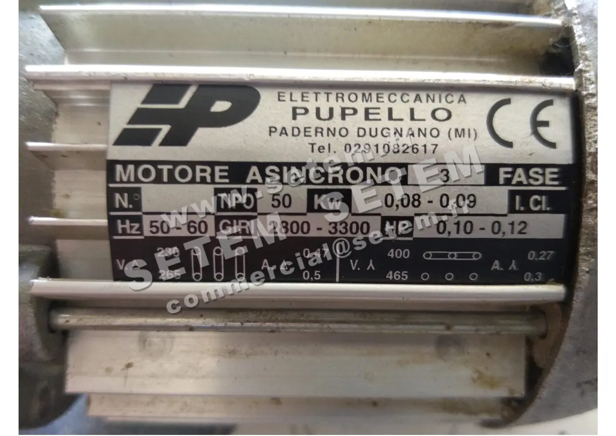 5149000010-MOTEUR PUPELLO 50 0.12KW 2P M230V B5 2