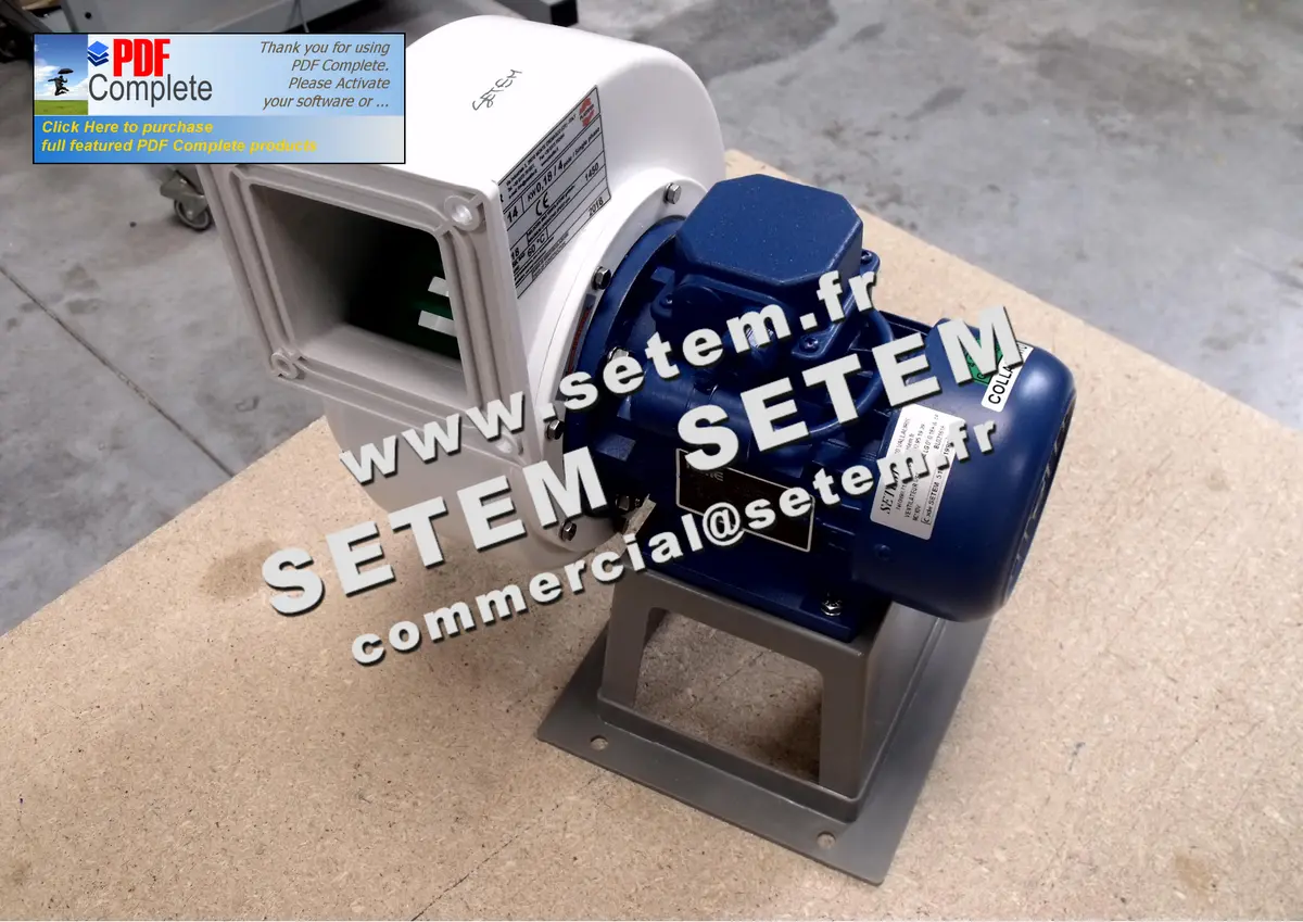 5179001990-VENTILATEUR PLASTIFER VSB14PP A LG 0° 0.18KW 4P M230V