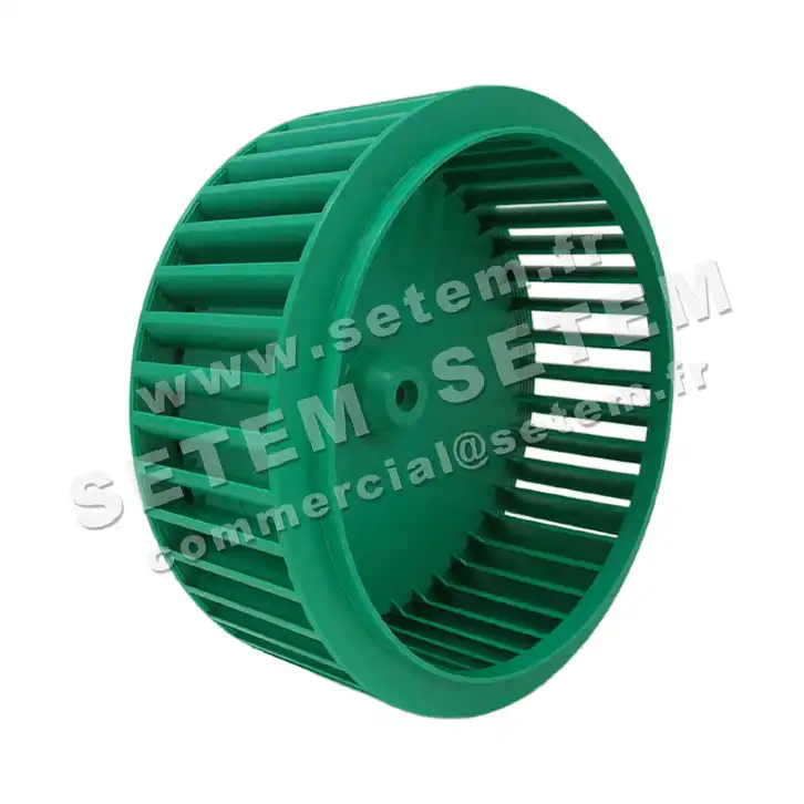5179009010-TURBINE PLASTIFER 1VC.350X131X28RD POLYPROPYLENE VERT