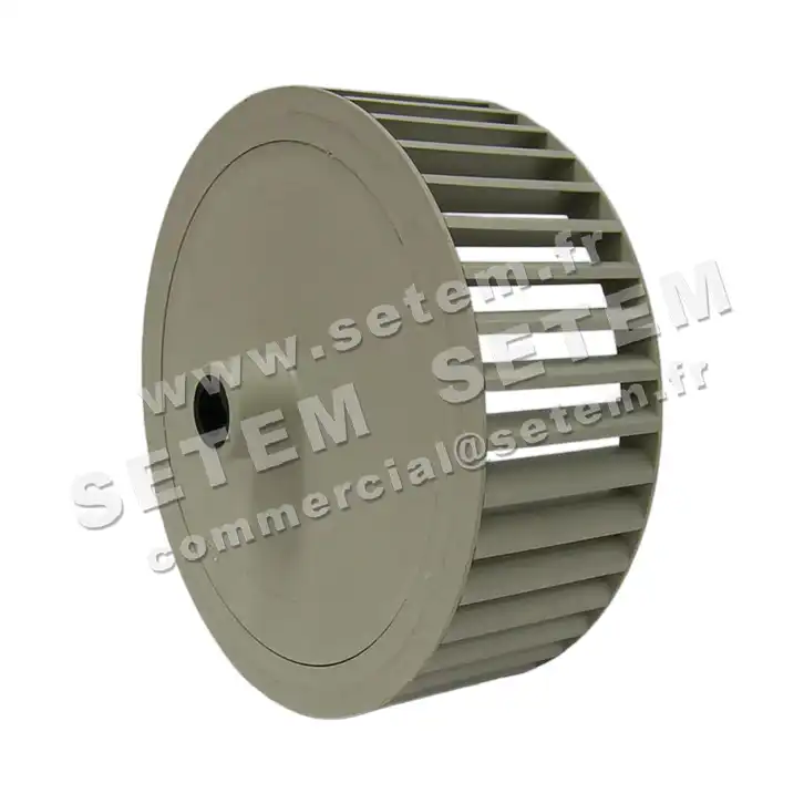 5179009026-TURBINE PLASTIFER 1VC.350X131X28LG POLYPROPYLENE GRIS