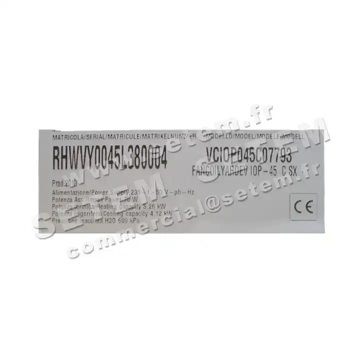 5722503045-VENTILO-CONVECTEUR RHOSS VCIOP045C07793 2