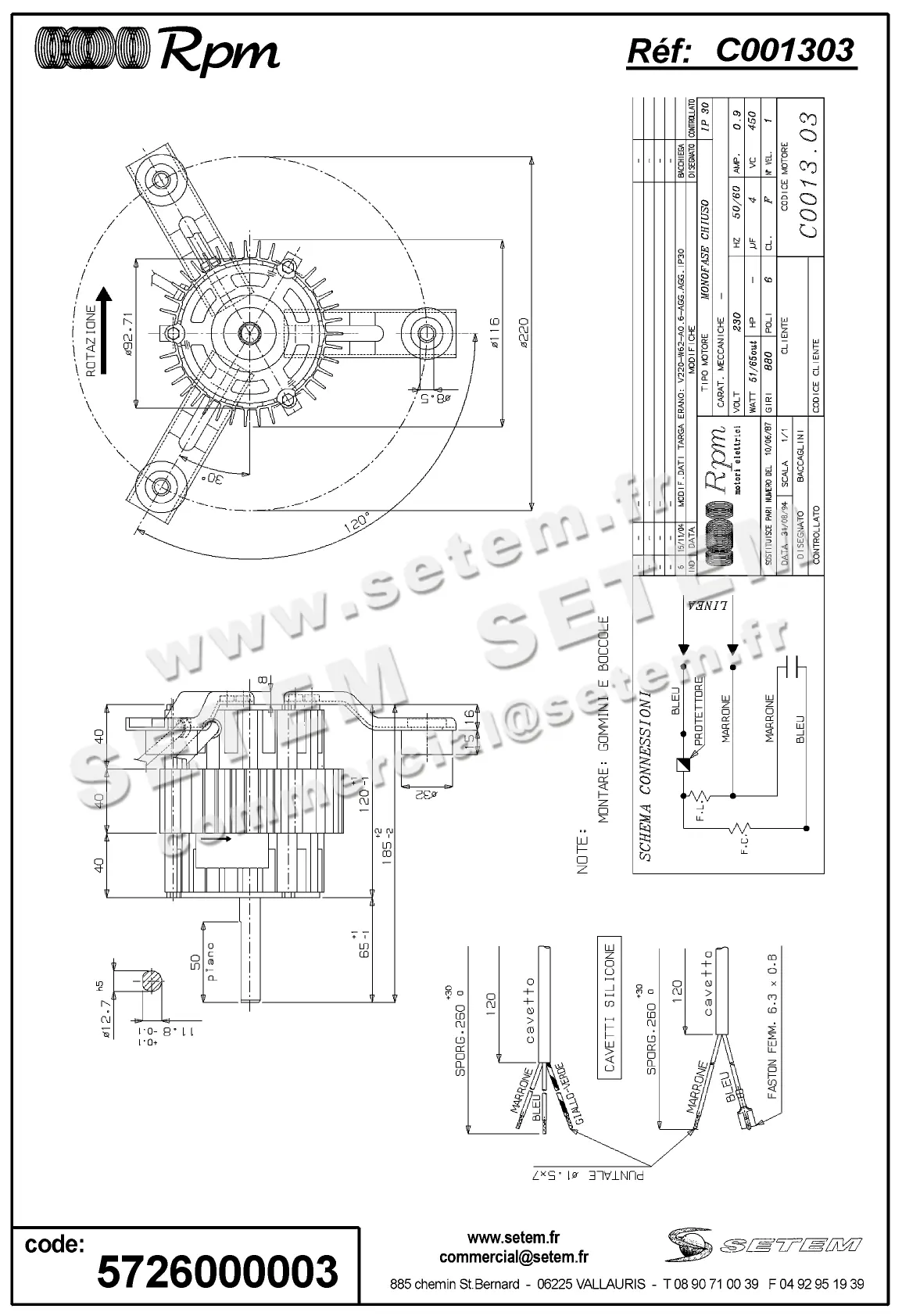 5726000003-MOTEUR RPM C001303