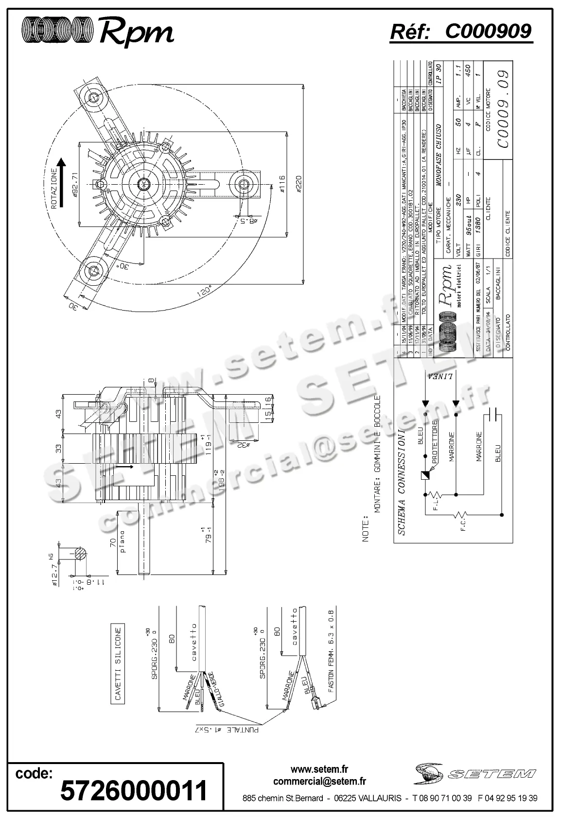 5726000011-MOTEUR RPM C000909