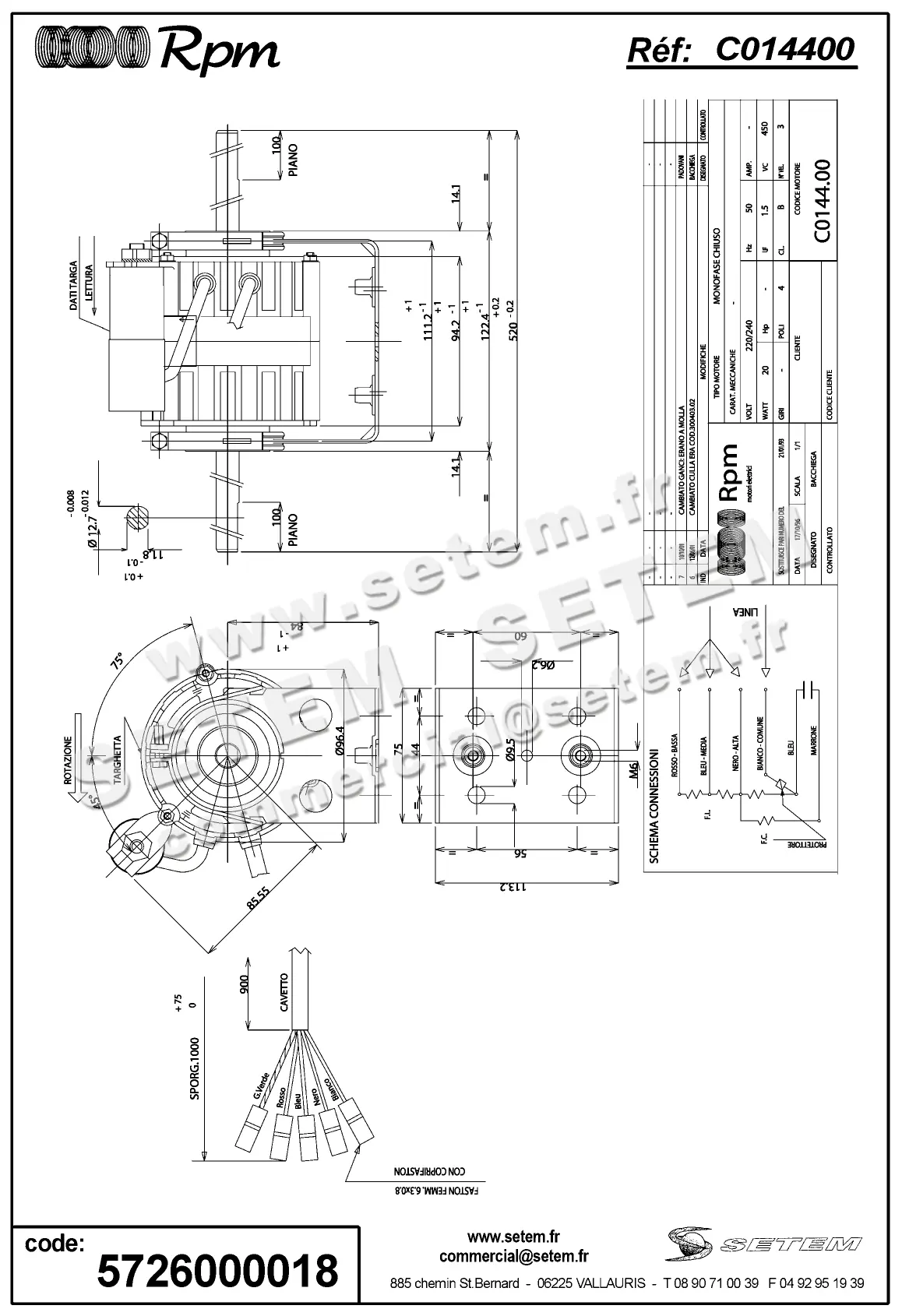 5726000018-MOTEUR RPM C014400 2