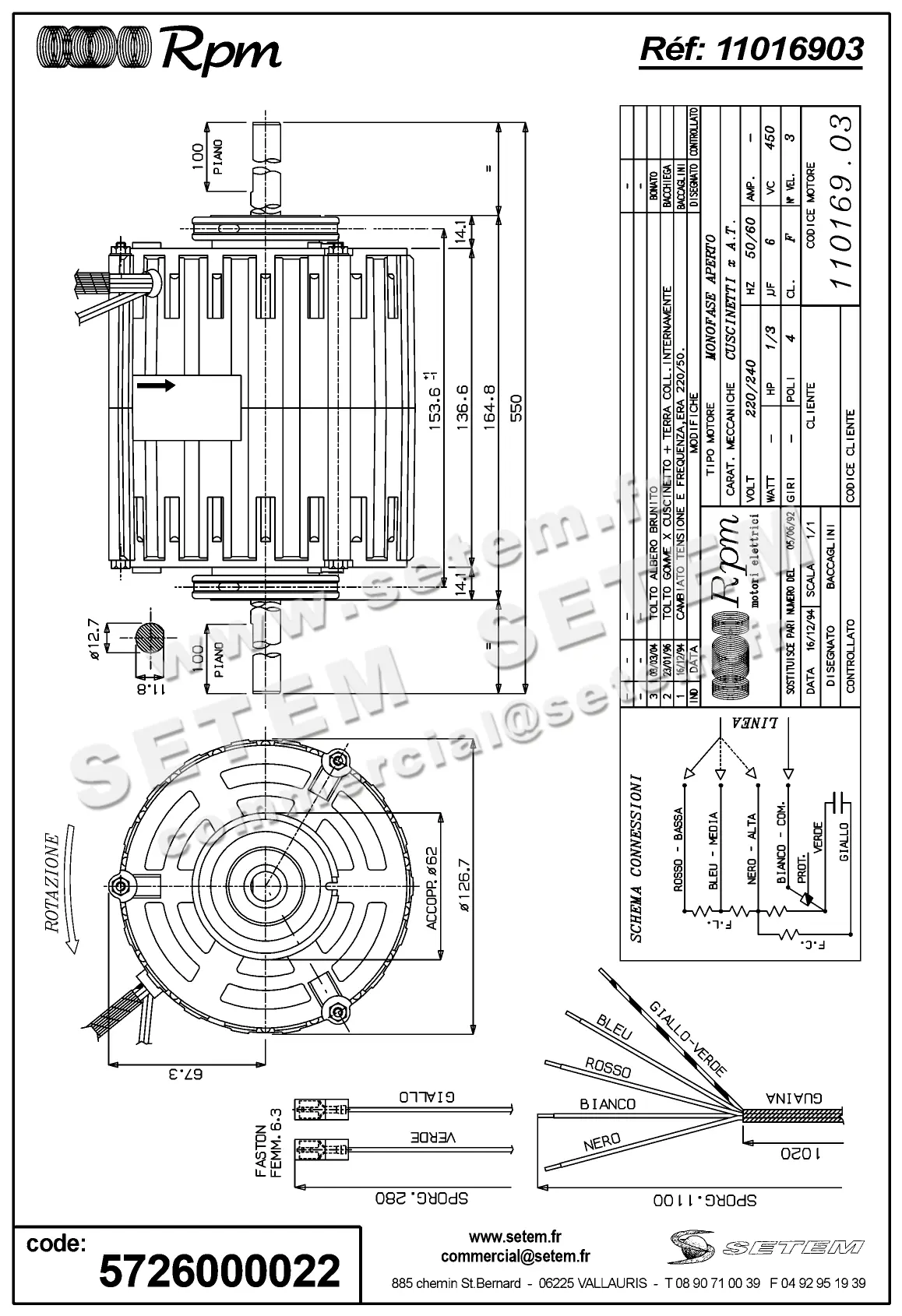 5726000022-MOTEUR RPM 11016903