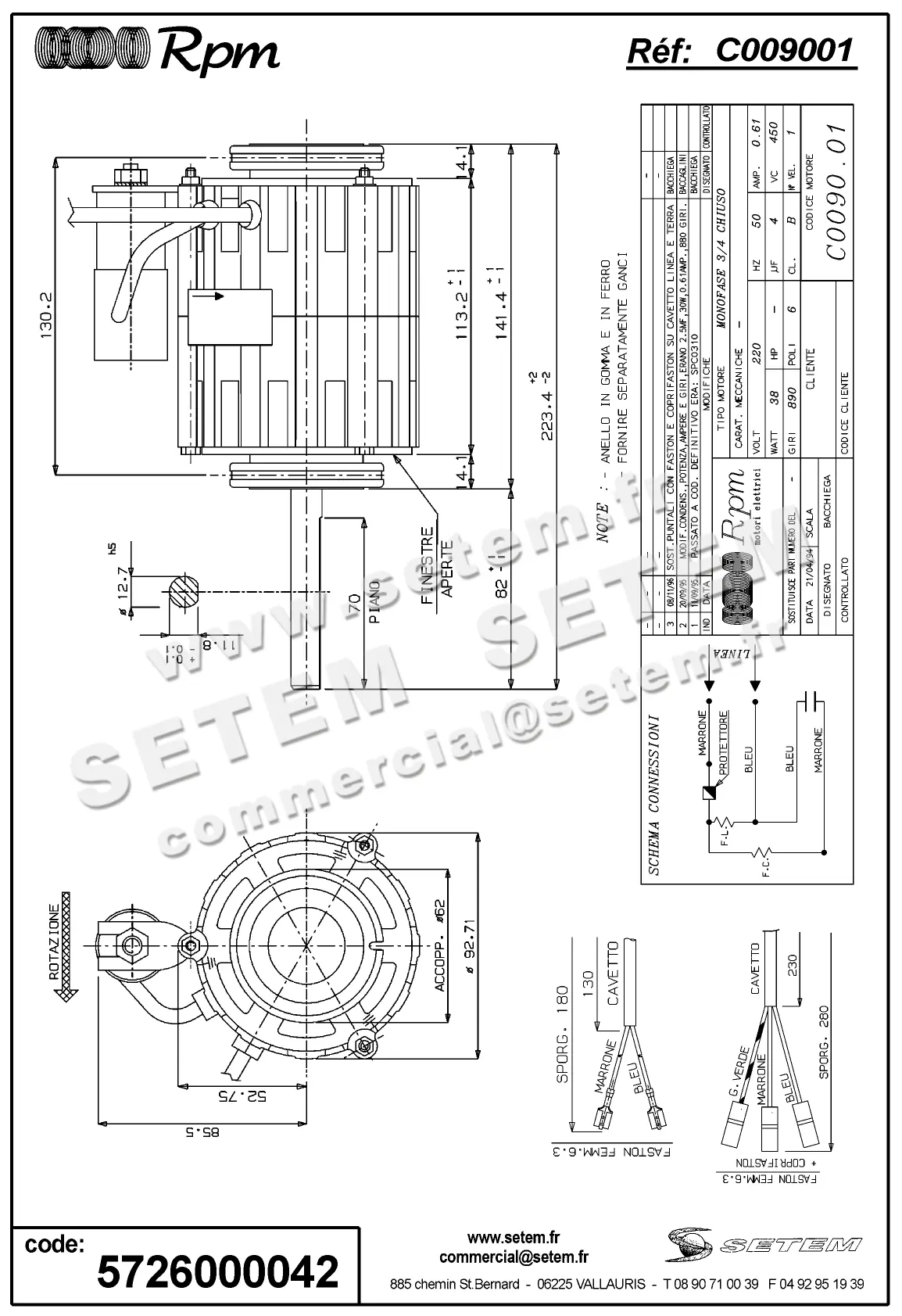 5726000042-MOTEUR RPM C009001 2