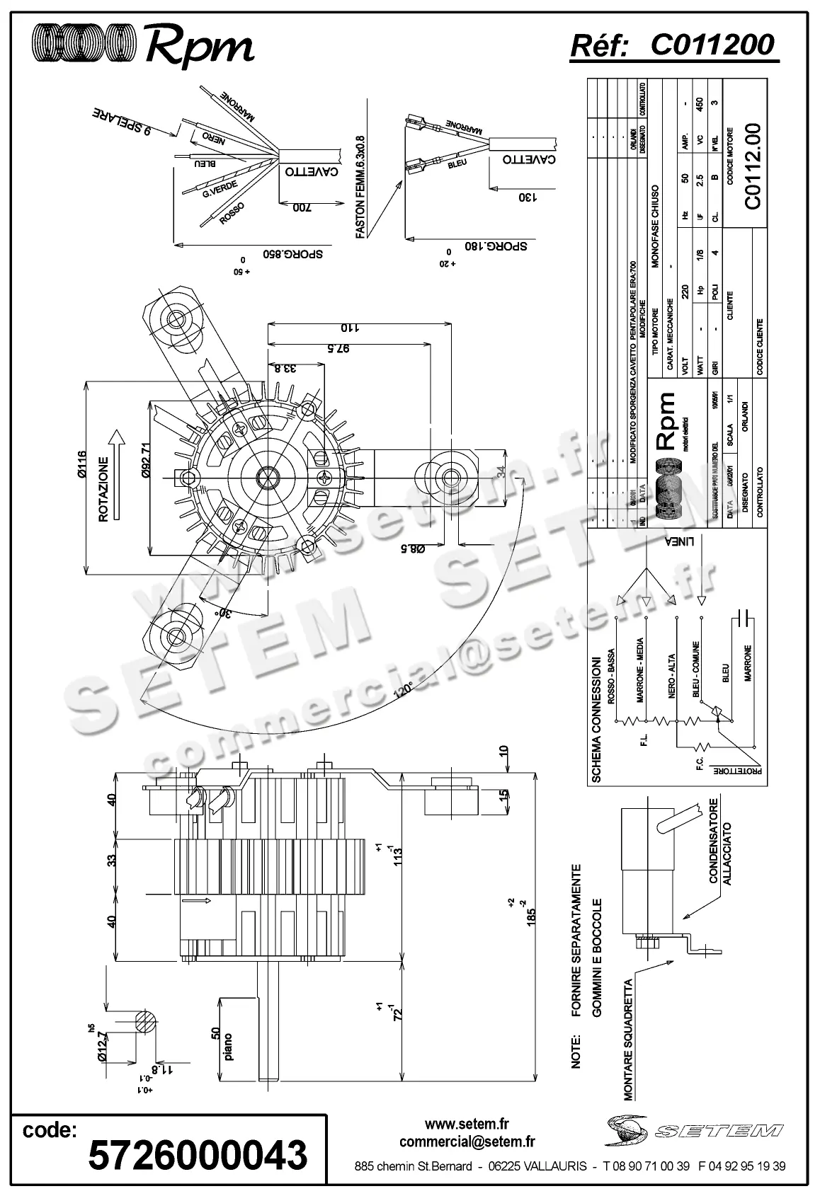 5726000043-MOTEUR RPM C011200 2