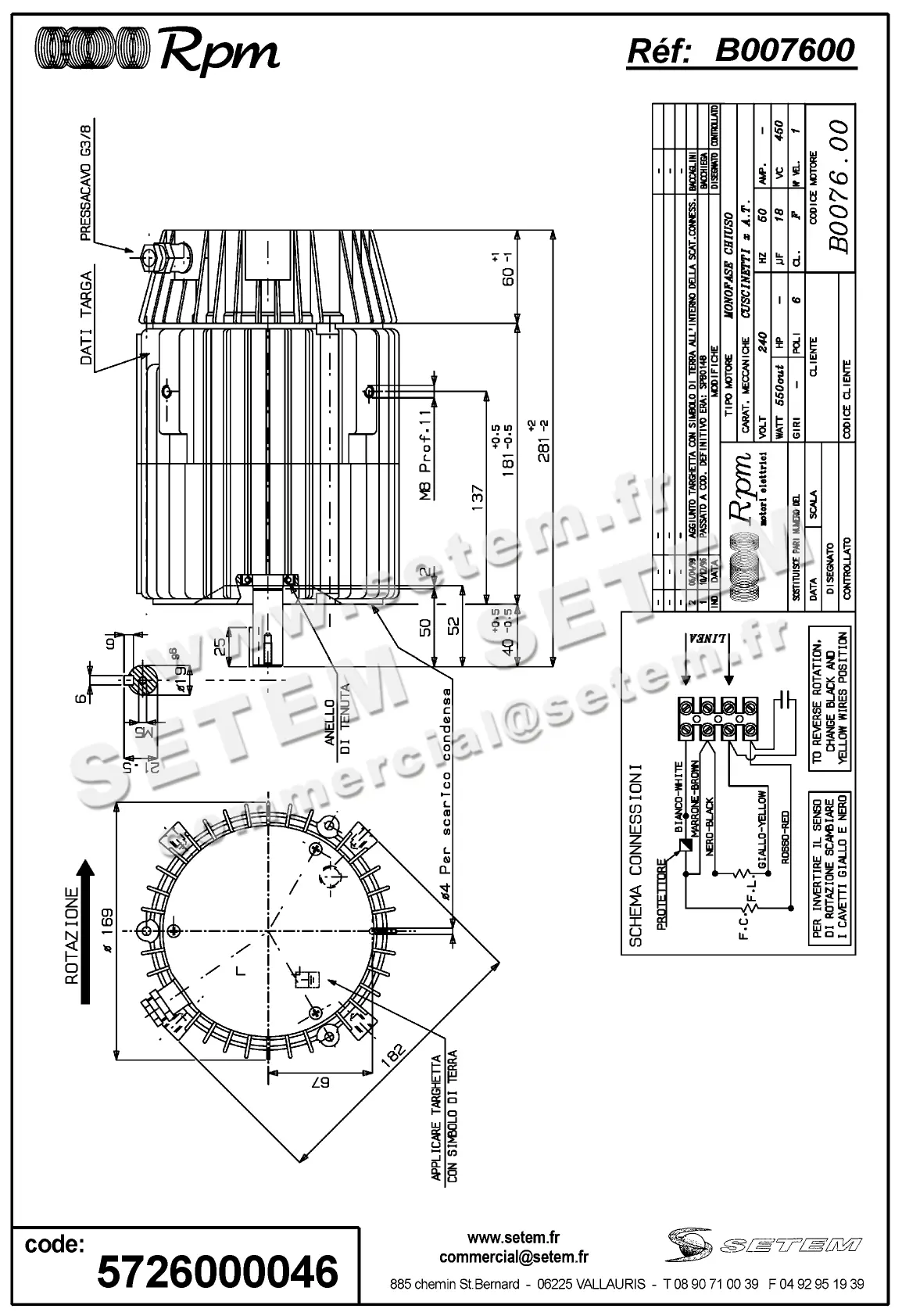 5726000046-MOTEUR RPM B007600