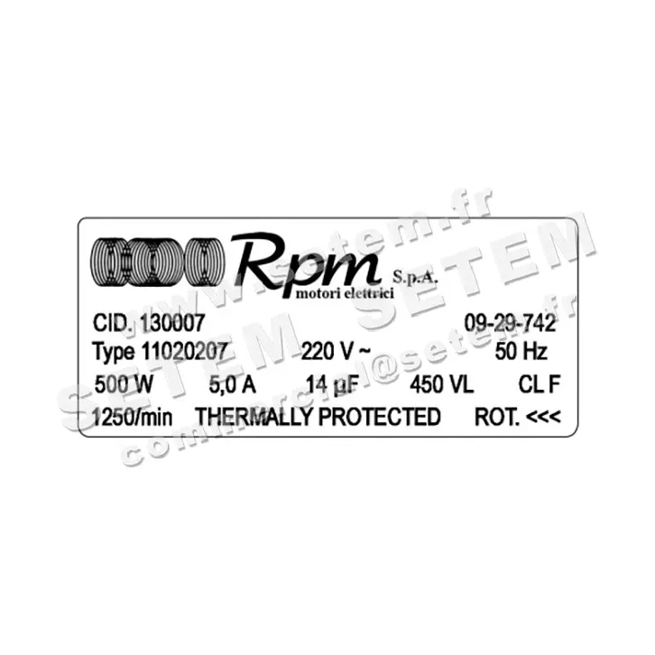 5726000056-MOTEUR RPM 11020207 "130007" 3