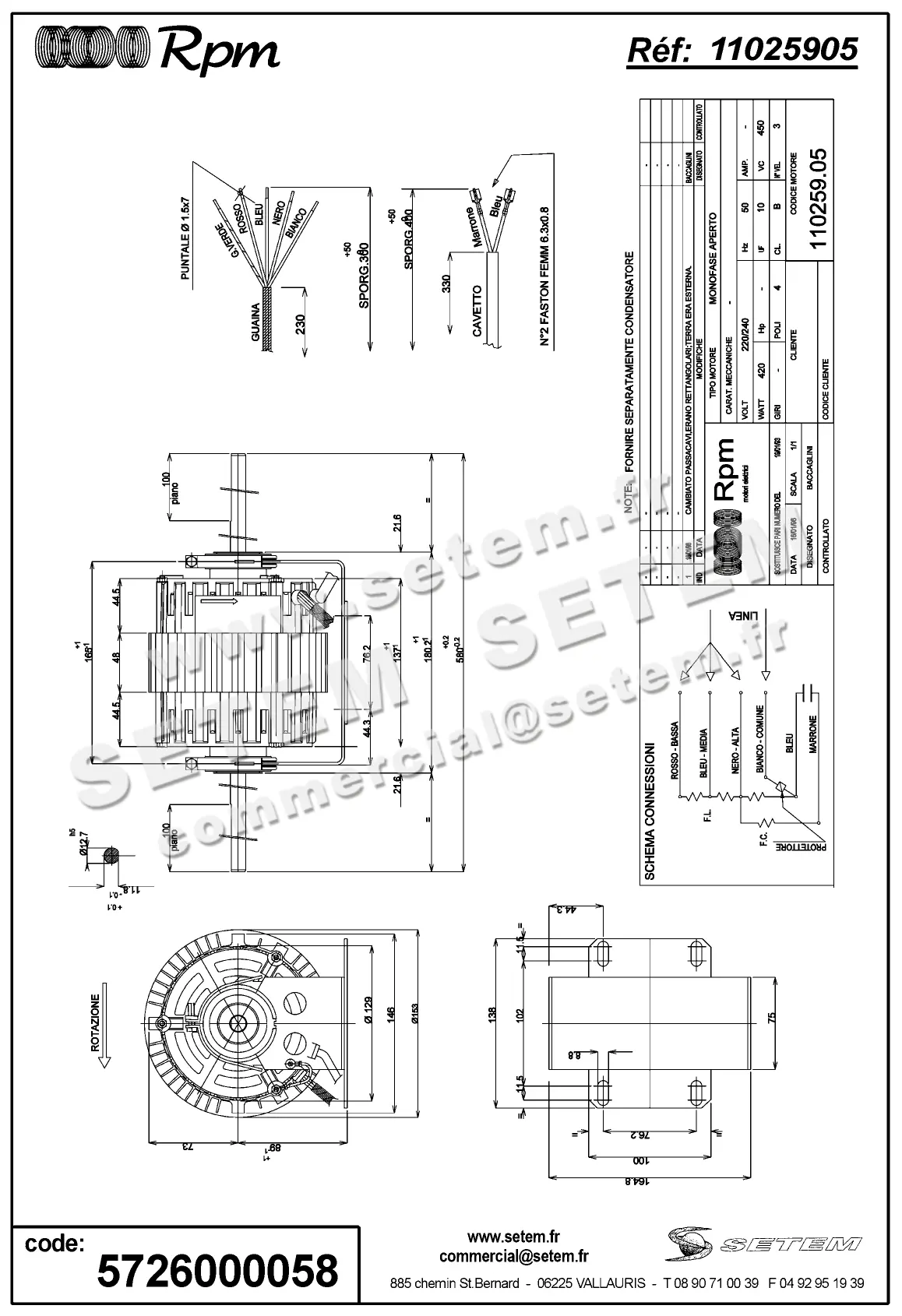 5726000058-MOTEUR RPM 11025905 2