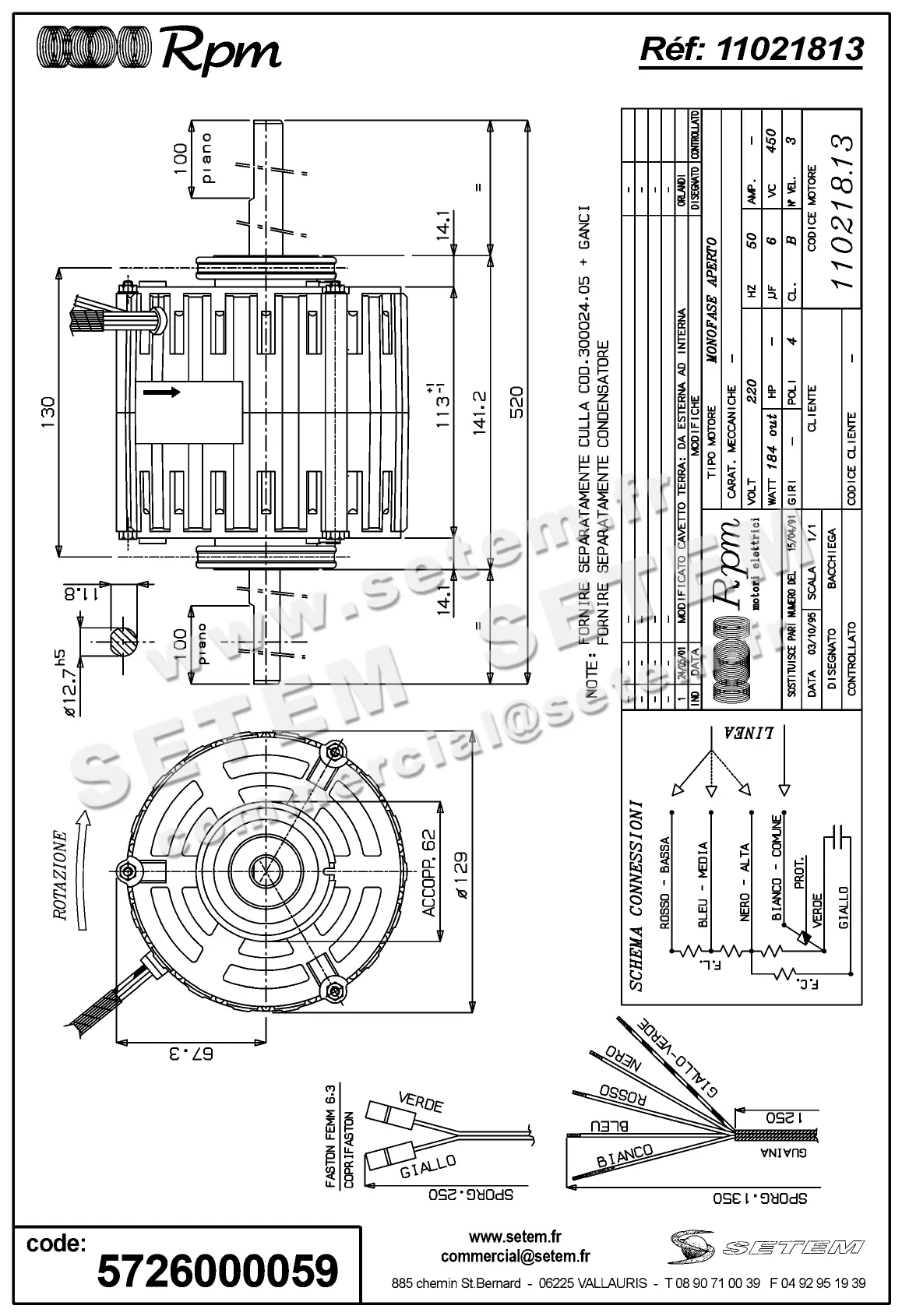 5726000059-MOTEUR RPM 11021813
