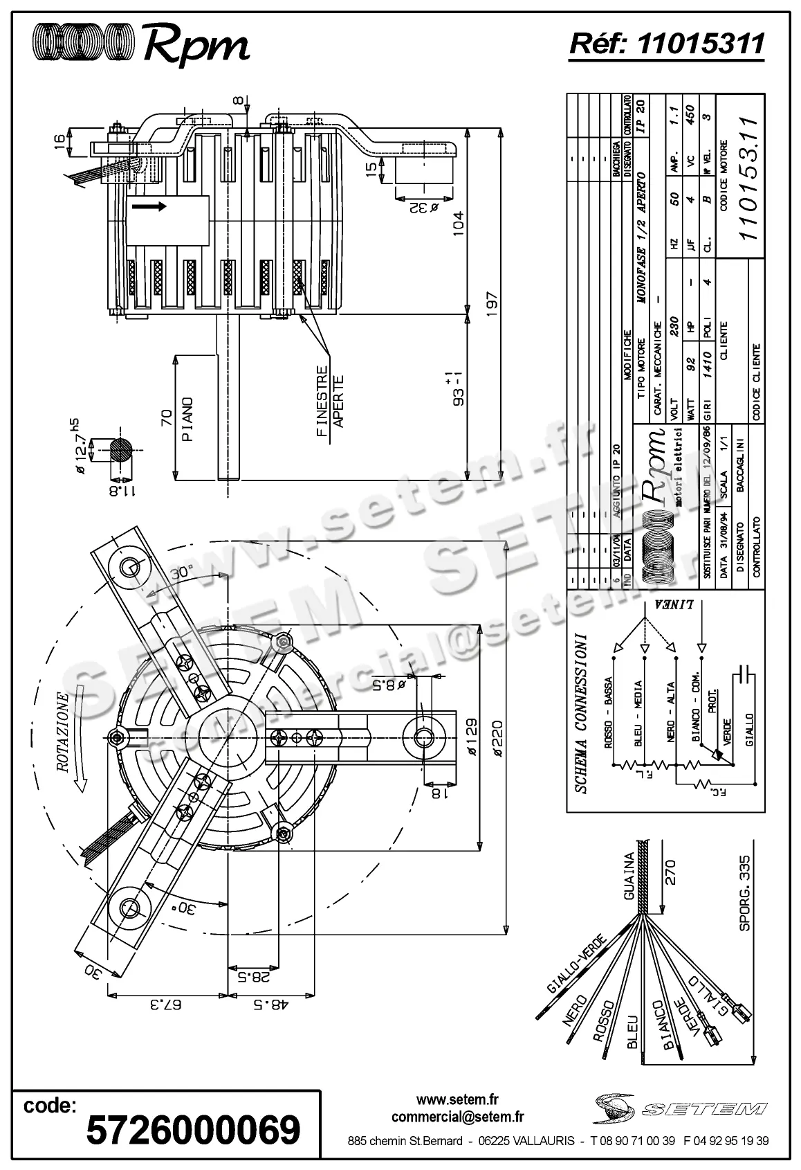 5726000069-MOTEUR RPM 11015311
