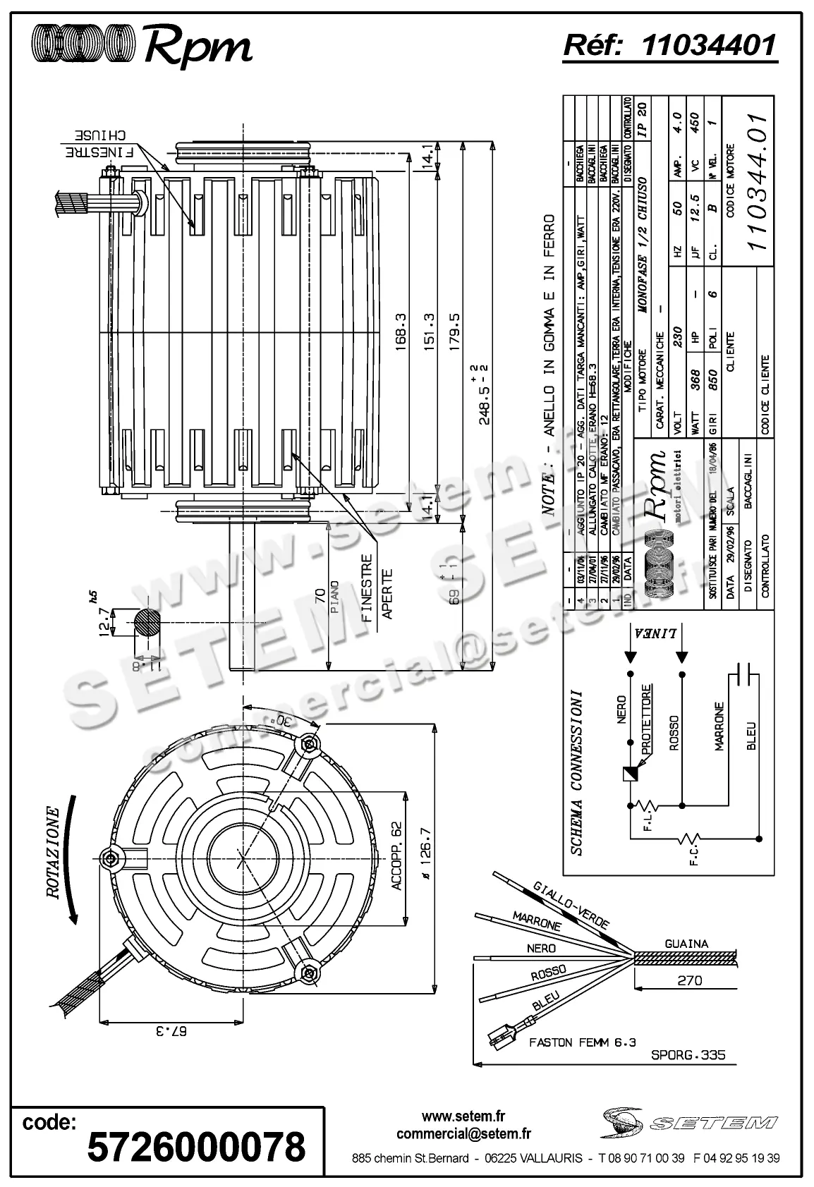 5726000078-MOTEUR RPM 11034401 2