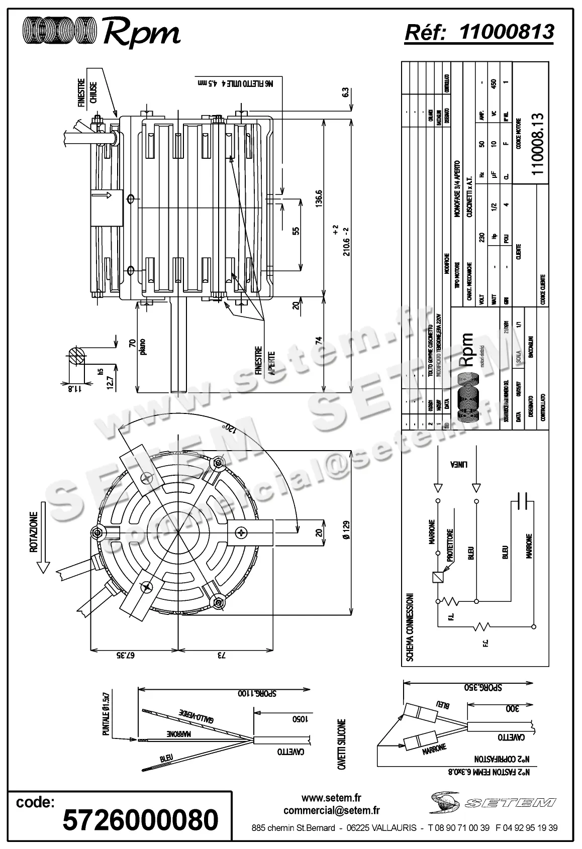 5726000080-MOTEUR RPM 11000813 2