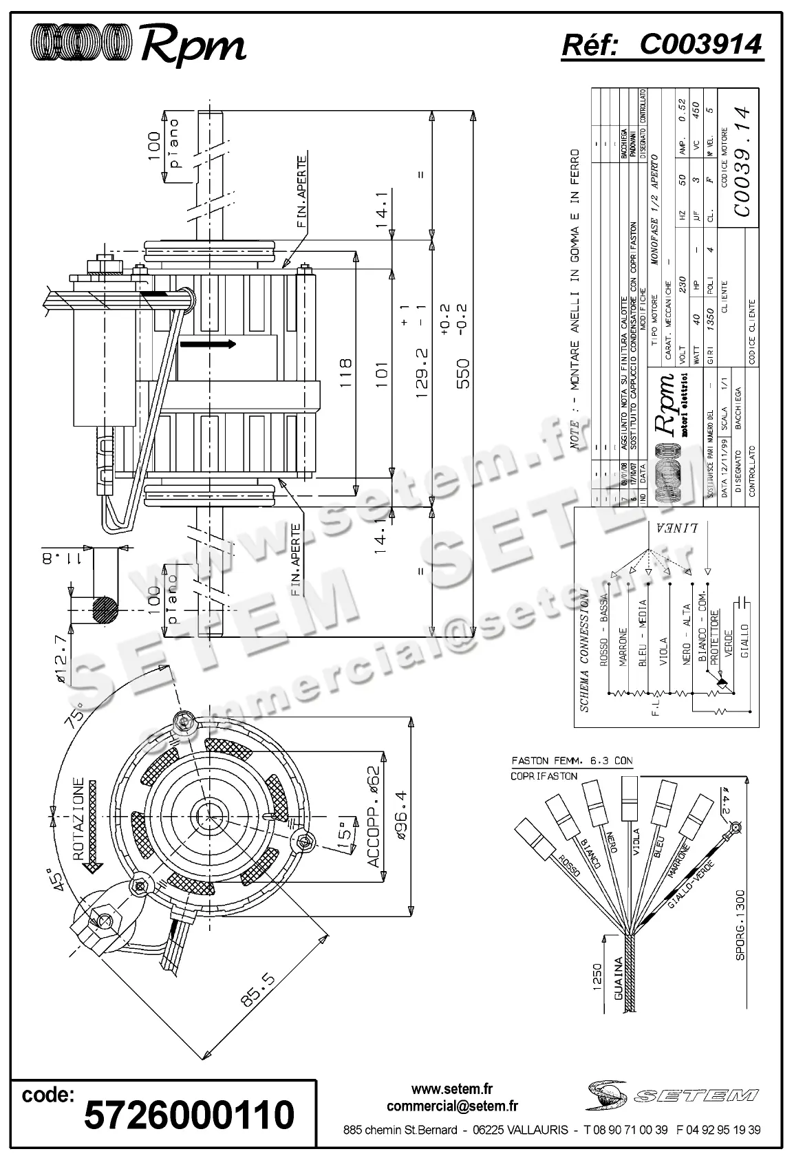 5726000110-MOTEUR RPM C003914 2