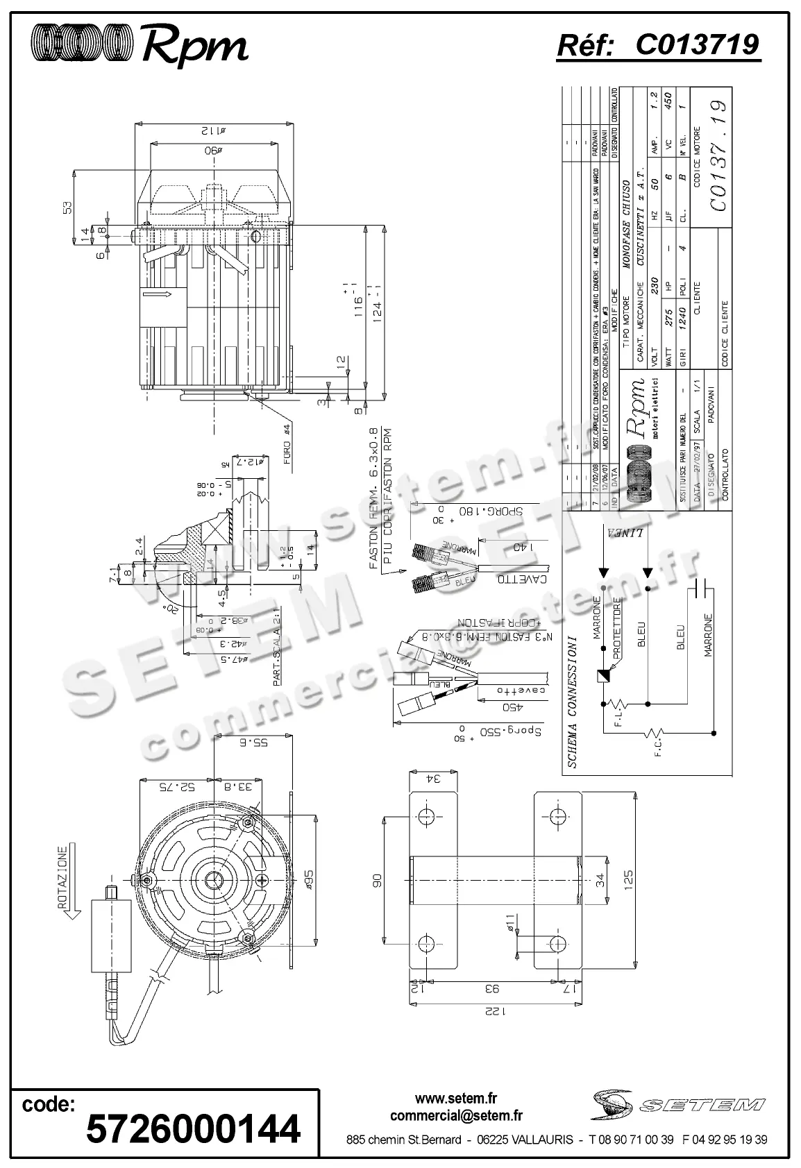 5726000144-MOTEUR RPM C013719