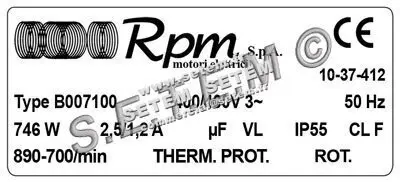 5726000154-MOTEUR RPM B007100 2
