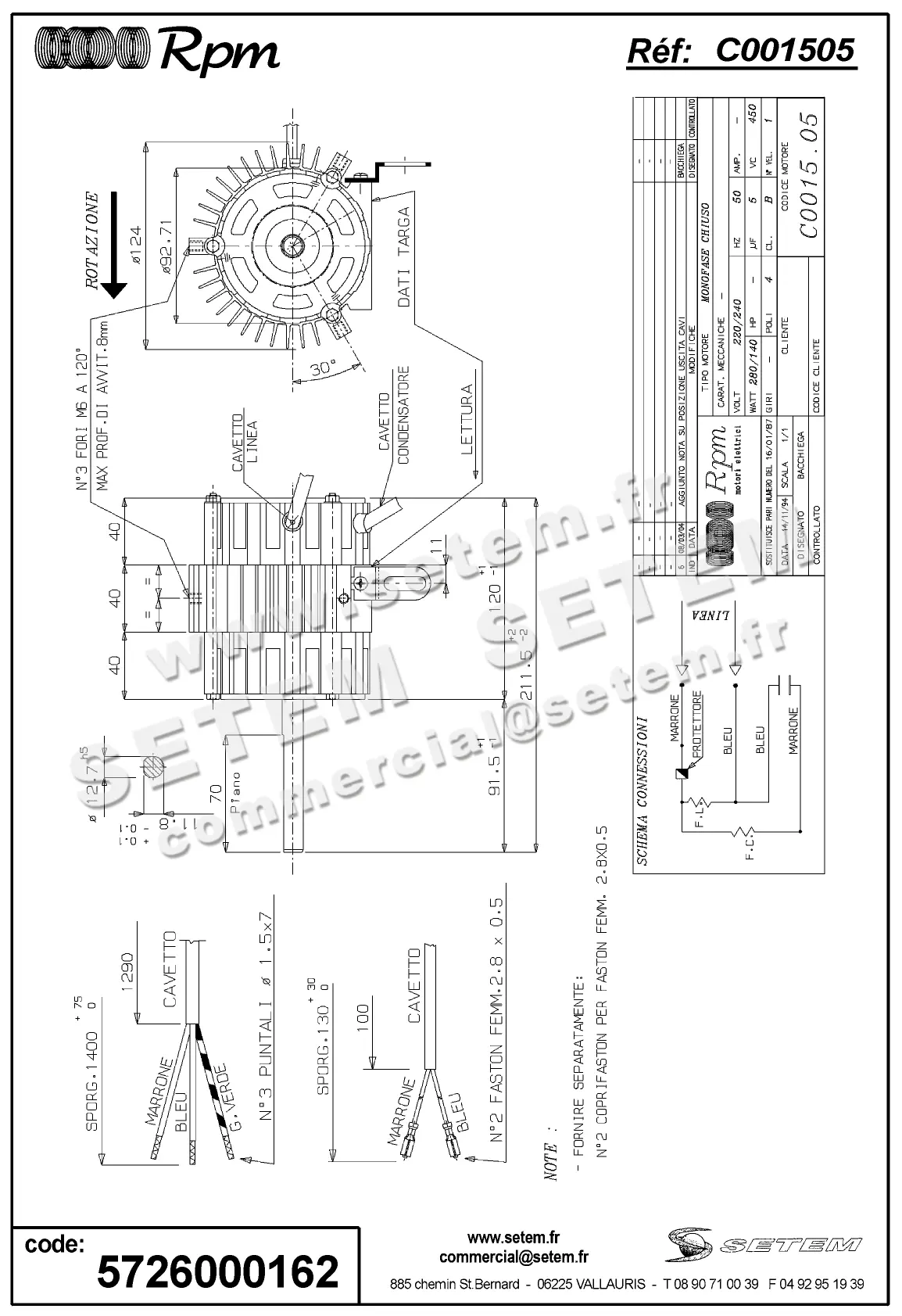 5726000162-MOTEUR RPM C001505 2