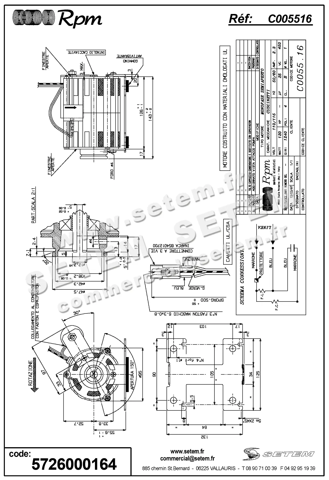 5726000164-MOTEUR RPM C005516