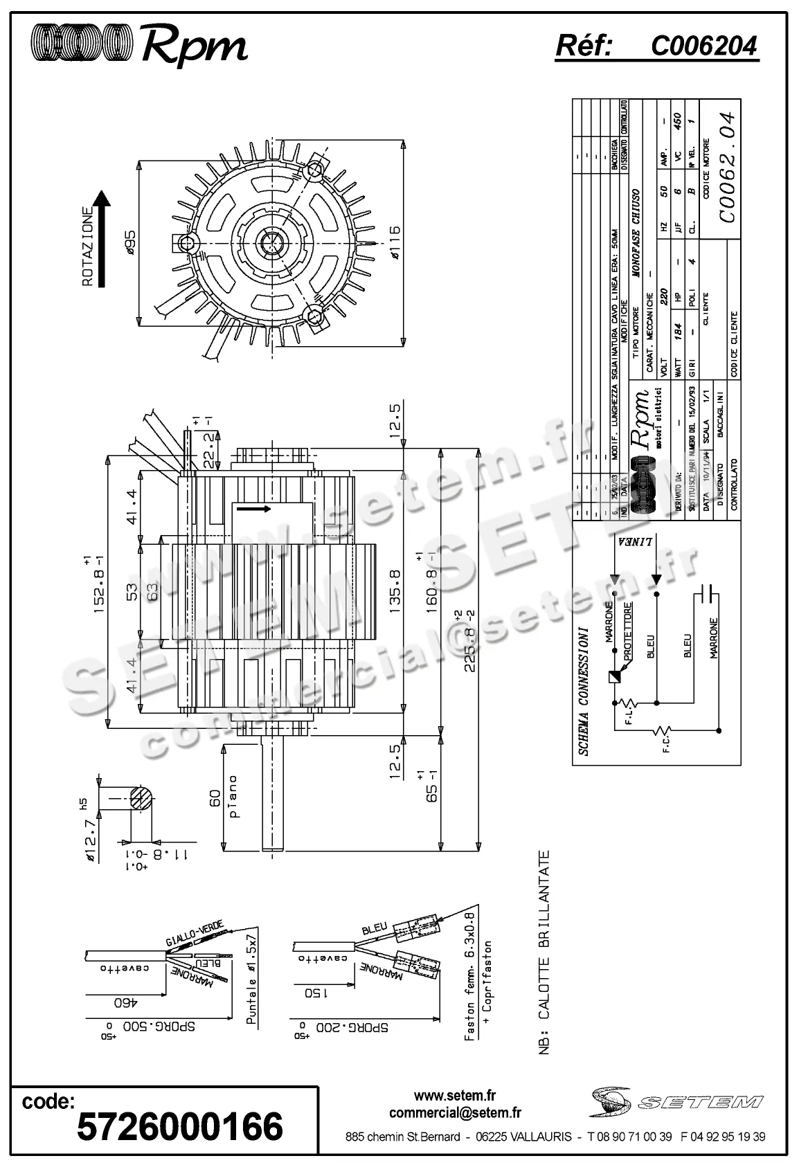 5726000166-MOTEUR RPM C006204