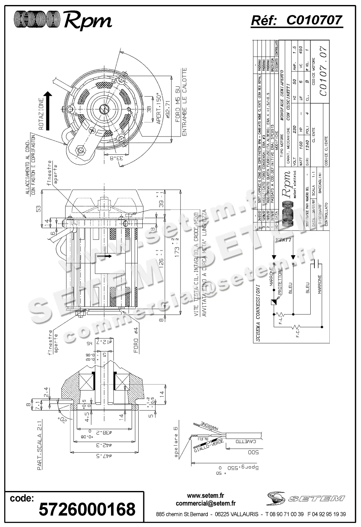 5726000168-MOTEUR RPM C010707