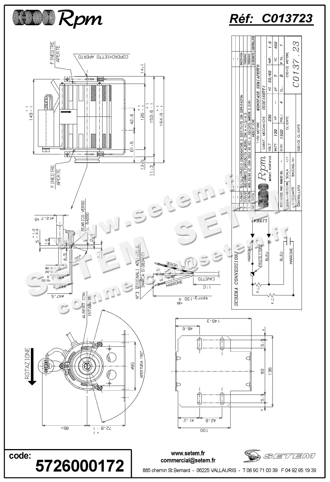 5726000172-MOTEUR RPM C013723