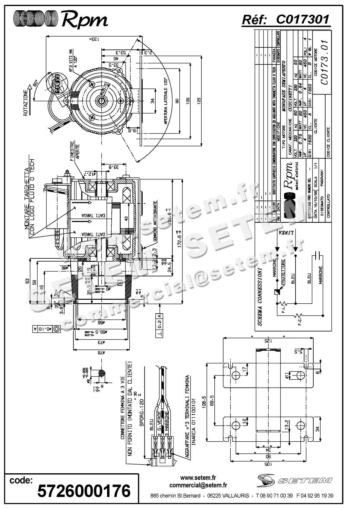 5726000176-MOTEUR RPM C017301