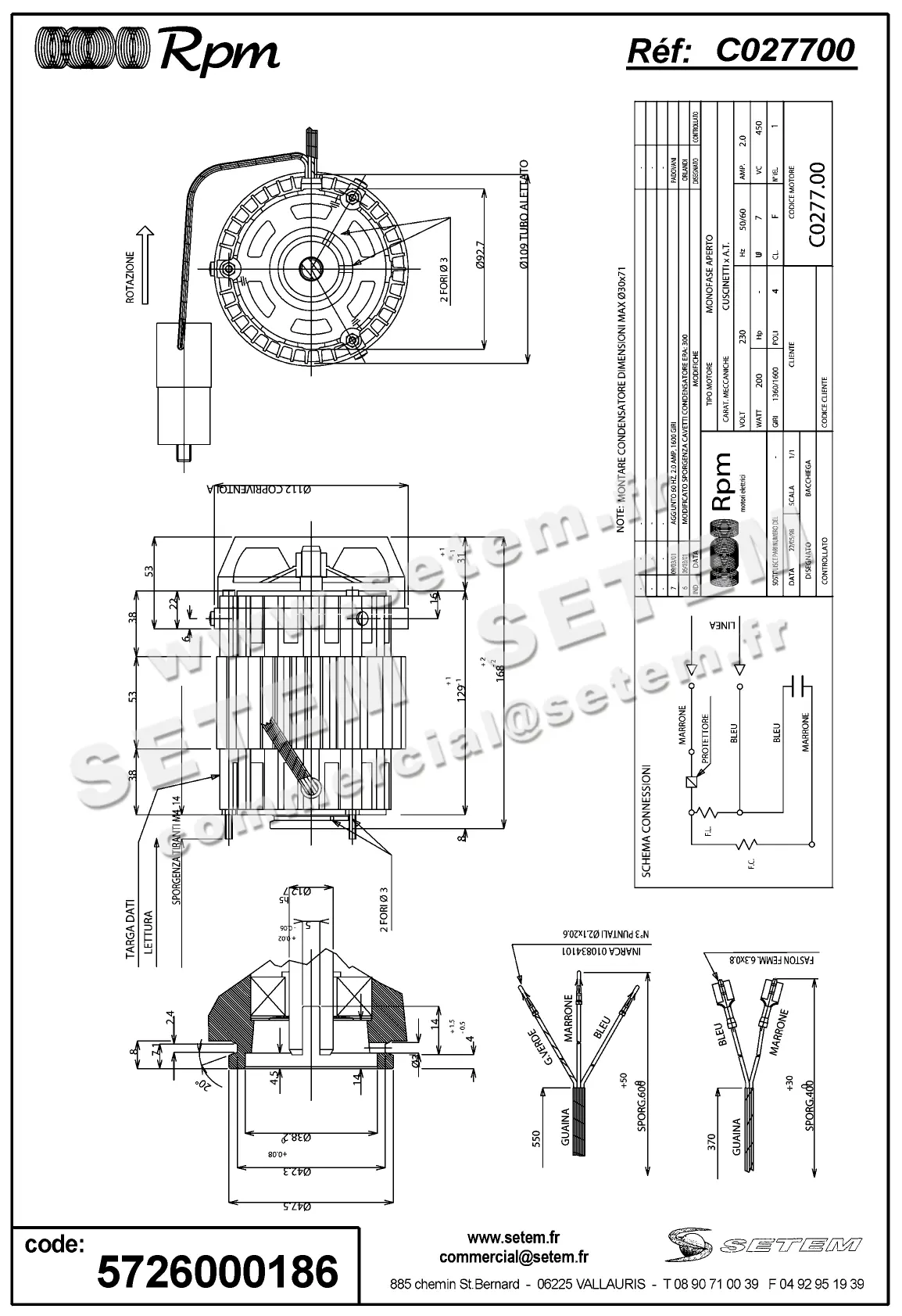 5726000186-MOTEUR RPM C027700