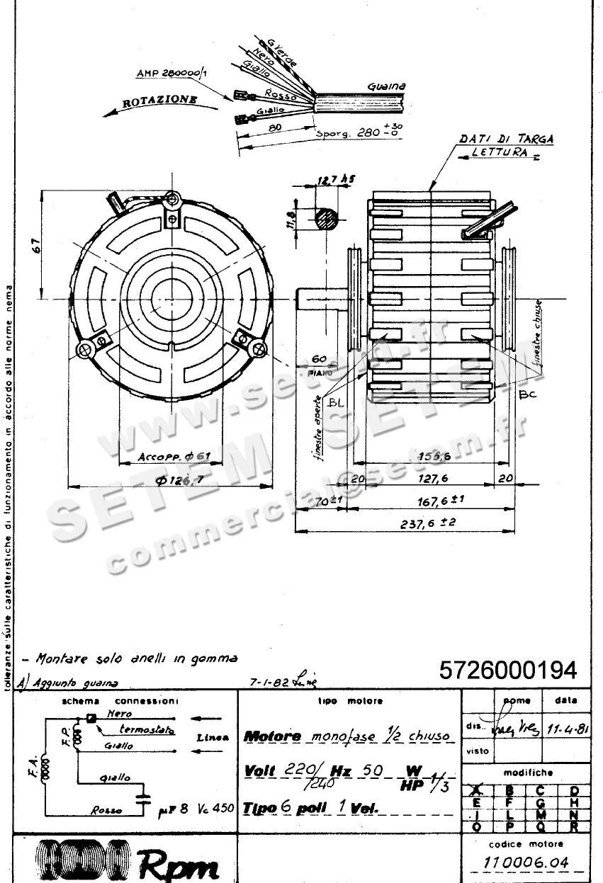 5726000194-MOTEUR RPM 11000604