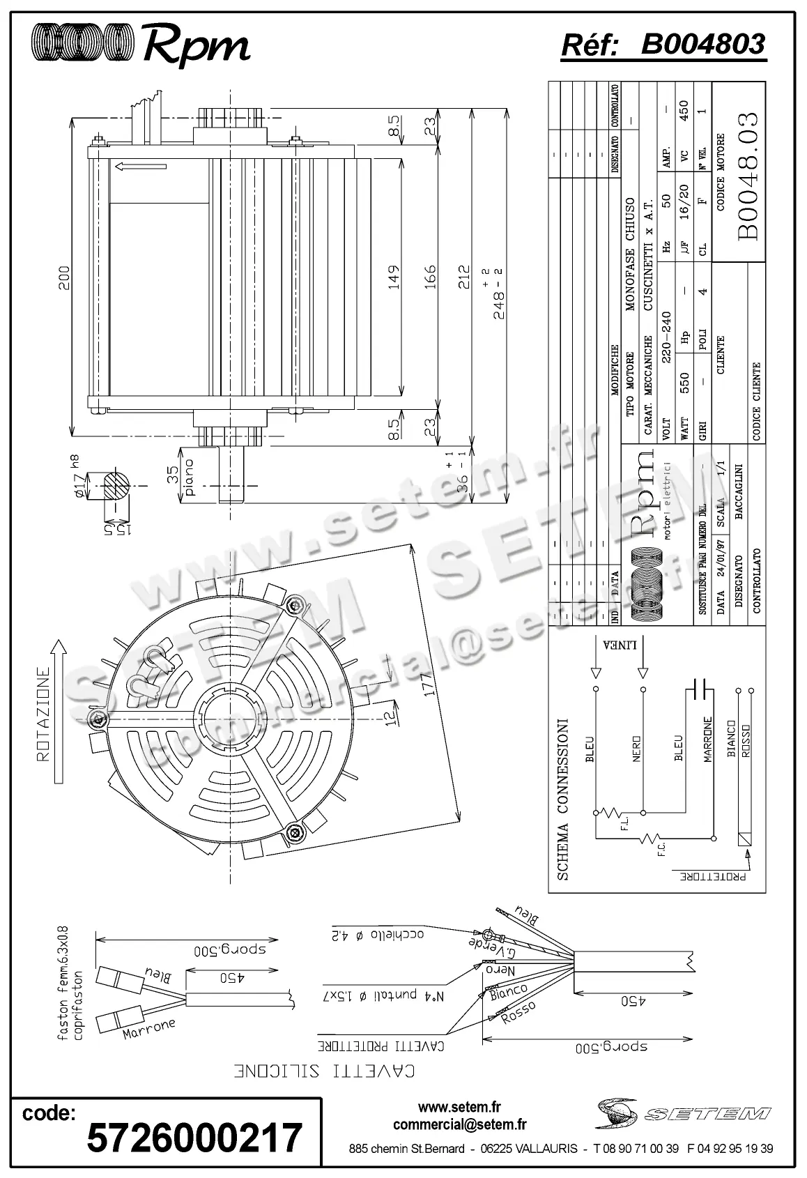 5726000217-MOTEUR RPM B004803