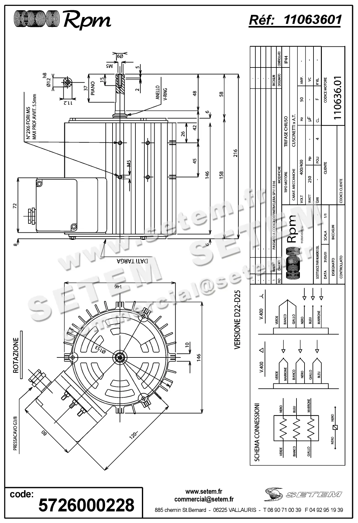 5726000228-MOTEUR RPM 11063601 2