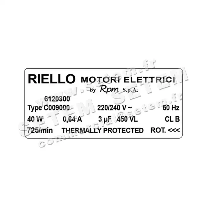 5726000232-MOTEUR RPM C009000 "6120300" 3