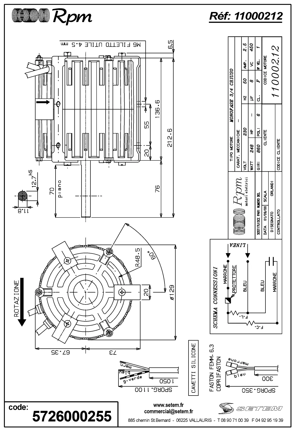 5726000255-MOTEUR RPM 11000212