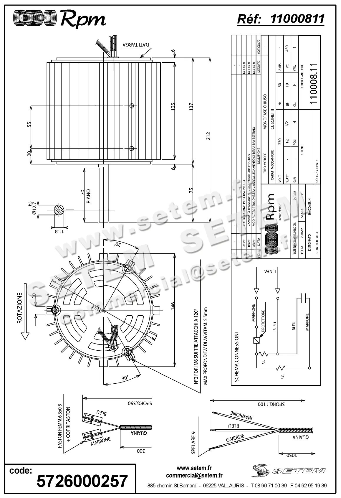 5726000257-MOTEUR RPM 11000811 2