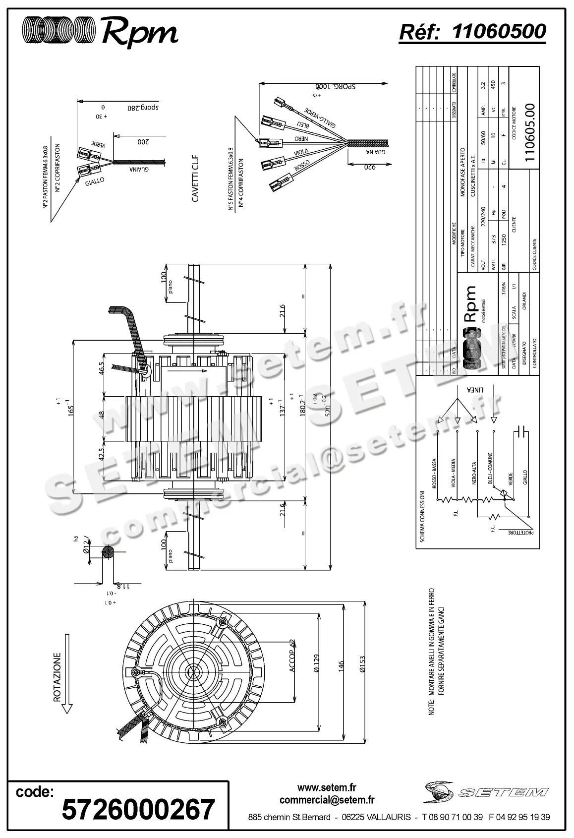 5726000267-MOTEUR RPM 11060500