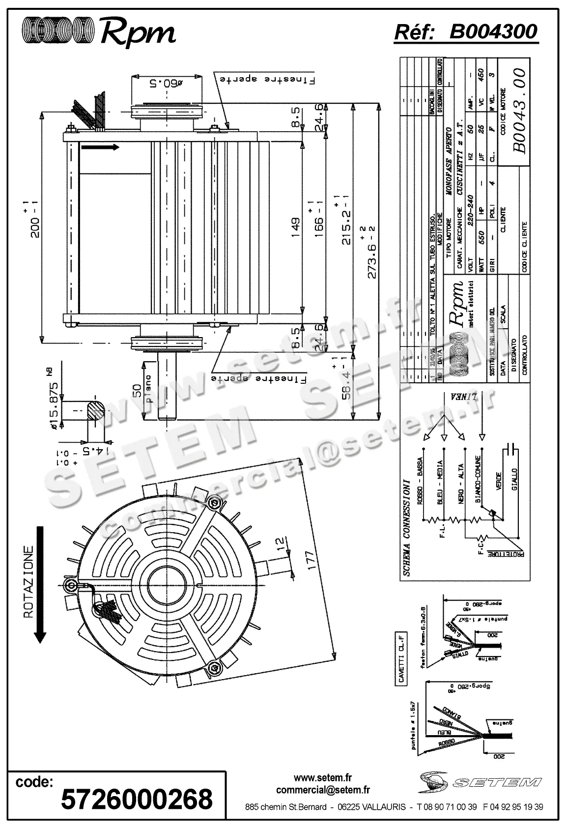 5726000268-MOTEUR RPM B004300