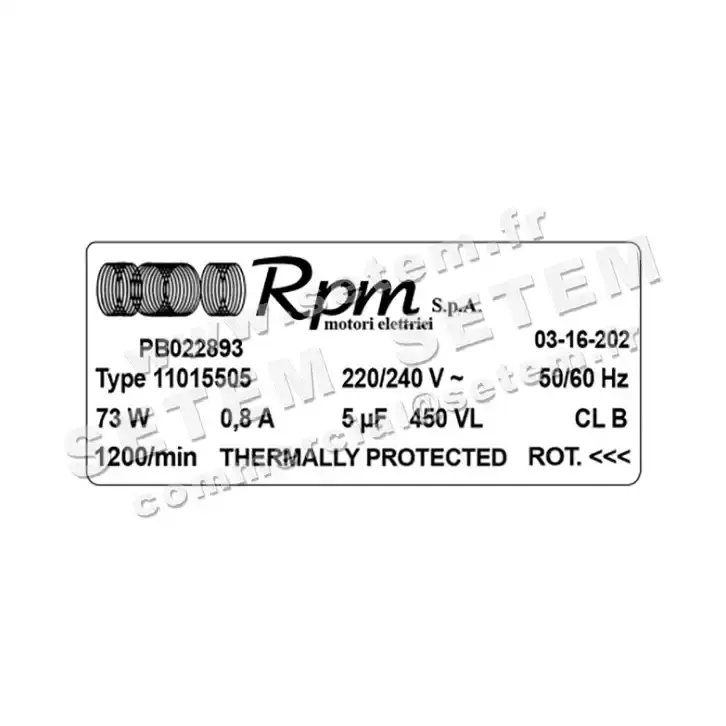 5726000271-MOTEUR RPM 11015505 "PB022893" 3