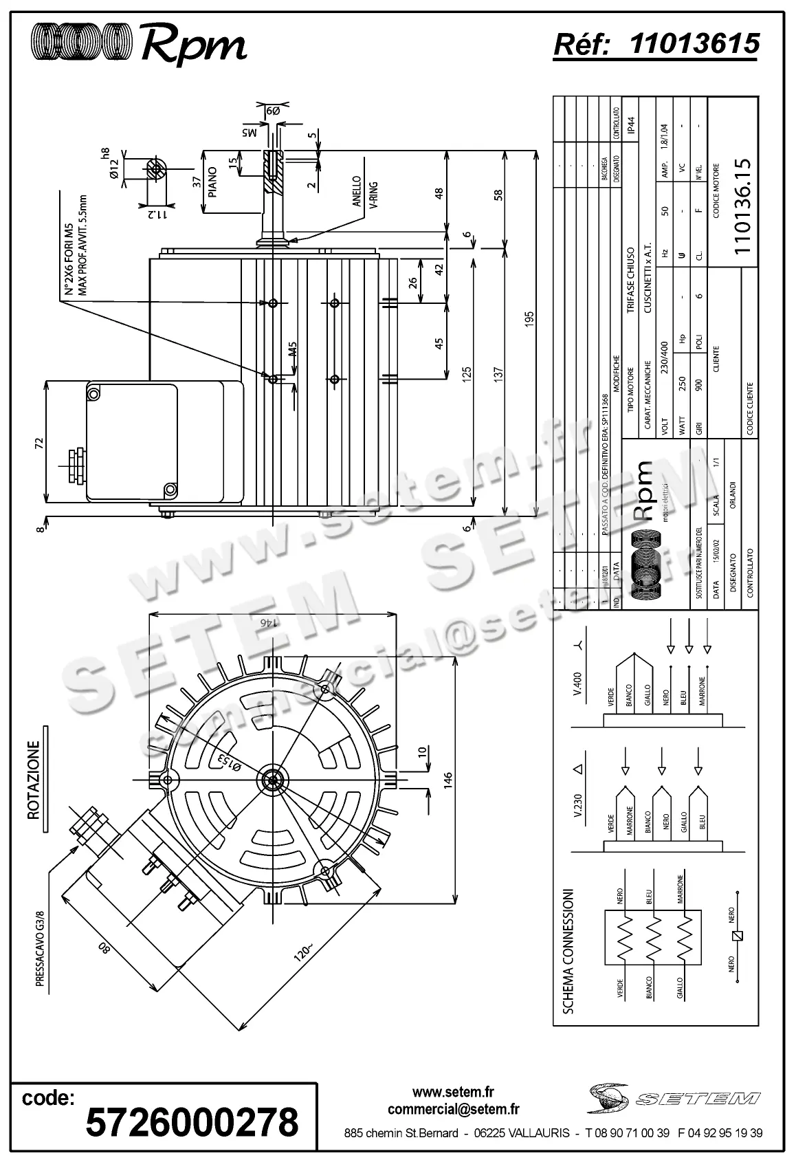 5726000278-MOTEUR RPM 11013615 2