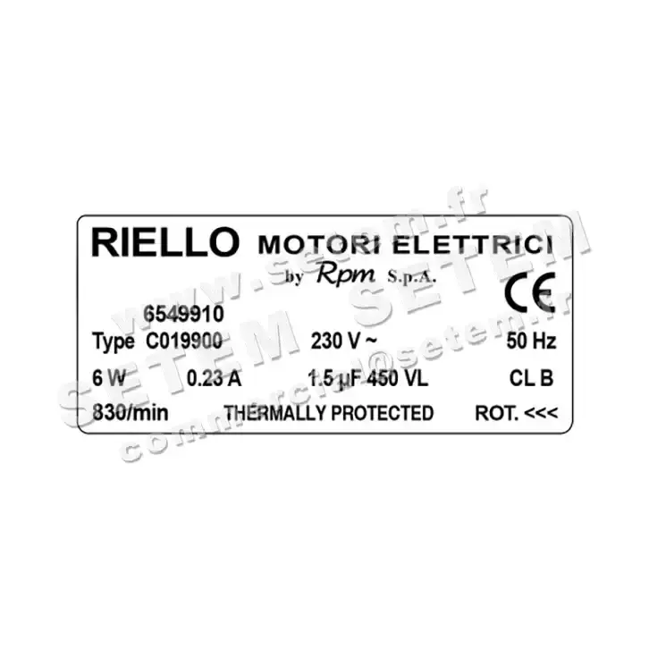 5726000282-MOTEUR RPM C019900 "6549910" 3