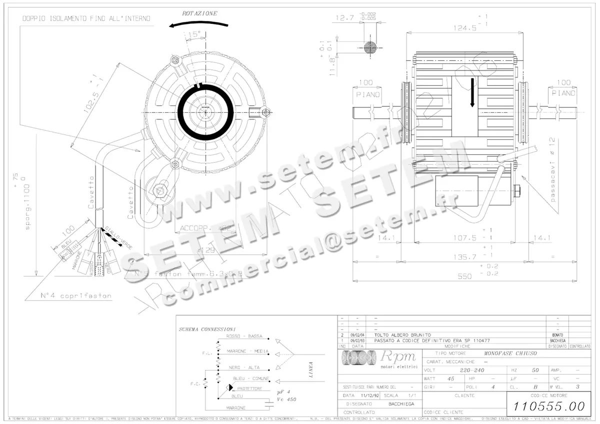 5726000284-MOTEUR RPM 11055500